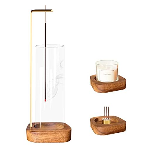 お香立ておしゃれ線香立てガラス35cm長寸・中寸・短寸・コーン・線香・キャンドル使用可能なインセンス..