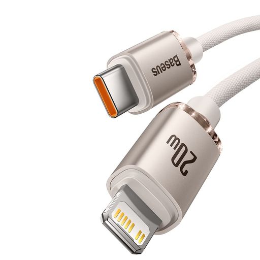 BASEUS APPLE20W ®ťǡ֥ 1.2M ʥ󥱡֥ ١ TYPE-C TO IP 20W CAJY00...