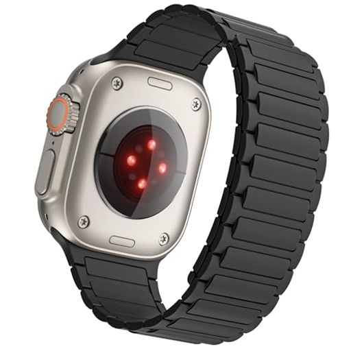 シリコンマグネットコンパチブルアップルウォッチバンドUltra2sese29876543レディースメンズ、コンパチブルAppleWatchバンド49mm40mm...