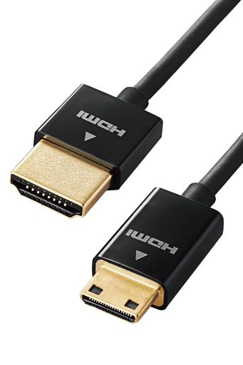 쥳 MINI HDMI ֥ 2M 4K  2Kб ѡ ֥å DGW-HD14SSM20BK