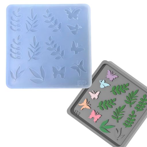 PNHAEH完全手作りのシリコンモールド【細部まで丁寧に作り込まれている】すずらんよつばのクローバーか..