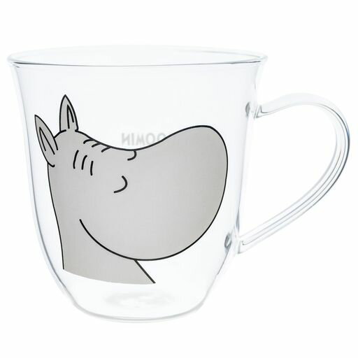 タカサカ・インターナショナル・ジャパンマグカップガラス電子レンジ可ポップアップ耐熱マグムーミン透明290mlMM-G12-008