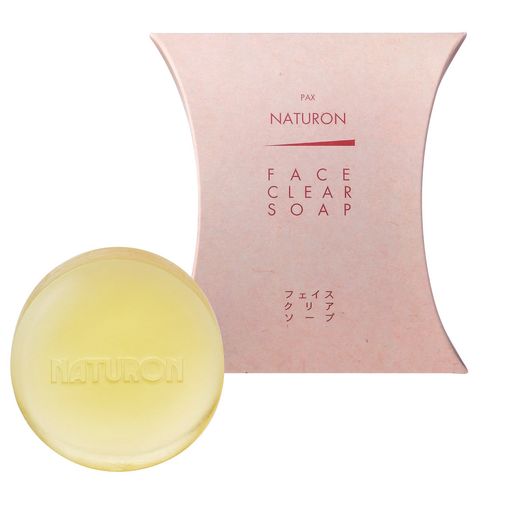 PAX NATURON(パックスナチュロン) フェイスクリアソープ ( 洗顔せっけん / 95g ) 固形石鹸 天然由来100% スキンケア 敏感肌 ( 無添加 / 無香料 ) 太陽油脂