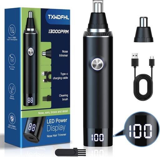 鼻毛カッター エチケットカッター はな毛カッター 鼻毛切り 電気シェーバー 電動シェーバー 耳毛カッター 【多機能電動鼻毛カッター&amp;肌に優しくて安心&amp;&amp;防塵カバー】電動鼻毛カッターに1つのカッターヘッドを搭載し、反時計回りに少しひねって緩めて外せて、簡単に交換できます。鼻毛だけでなく、耳毛もケアできる多機能なエチケットカッターです。しかも防塵カバーを搭載し、ごみがヘッド内部へ入らないように防止します。同時に、ヘッド部分が圧迫されて衝突すること、ショックを防止し、より良い保護の役割を果たします。360度回転するダブルロータリーブレードを採用。鼻毛を引っ張らないようにしながら、どの方向の鼻毛もかんたんに処理できる安全仕様です。眉毛 鼻毛シェーバー メンズ人間工学に基づいた3Dデザインのトリマーは、安全性を考慮したダブルブレードを内蔵し、鼻腔に密着して鼻毛を素早くトリミングします。鼻毛カッター メンズご使用後は内部までかんたんきれいに洗うことが可能です。