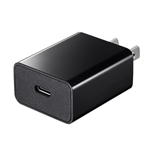 サンワサプライ(SanwaSupply)USBType-C充電器(1ポート・3A)ACA-IP92BK