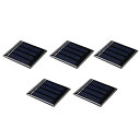 DMiotech5本入り2V80mA53.5mmx53.5mmミニ太陽電池セルDIY電力プロジェクト用