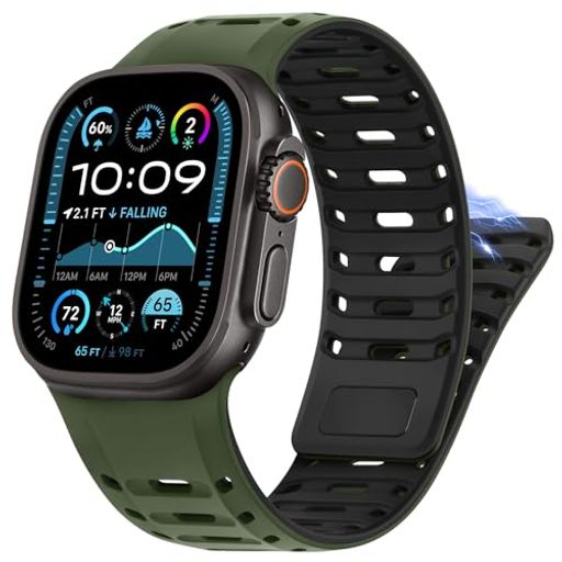 [HITZEE] ݡ BAND ѥ֥ APPLE WATCH Х 49MM/46MM/45MM/44MM/42MM(꡼...