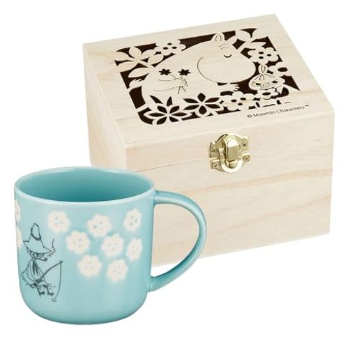 山加商店MOOMIN(ムーミン)フローリットマグカップスナフキン約350ml電子レンジ食洗機対応(木箱入)ムーミングッズ北欧母の日プレゼント食器ギフト結婚祝い日...