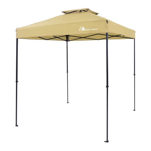 MOONLENCEタープテントワンタッチ2m3段階調節ワンタッチタープ組立て簡単UVカット日よけスチールテント..