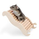NITEANGEL 木製はしご、ハムスター、スナネズミ、その他の小動物用の登山おもちゃ (S - 16CM)(4)