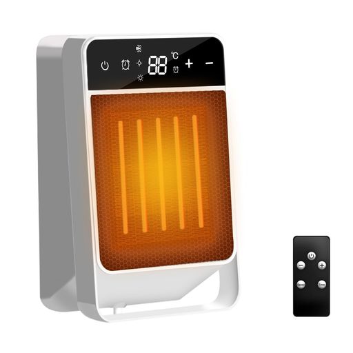 セラミックヒーター暖房器具省エネ電気ストーブ速暖電気ヒーター3段階温度調節足元ファンヒータータイマー ...