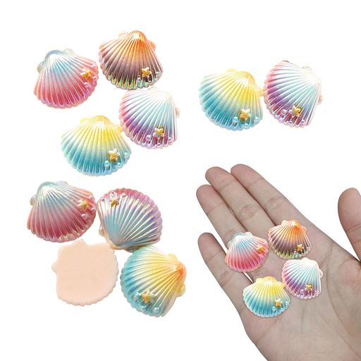 PNHAEHデコレーション素材ランダムな色の混合ハート型アクセサリーパーツデコパーツミニレジン飾りパー..