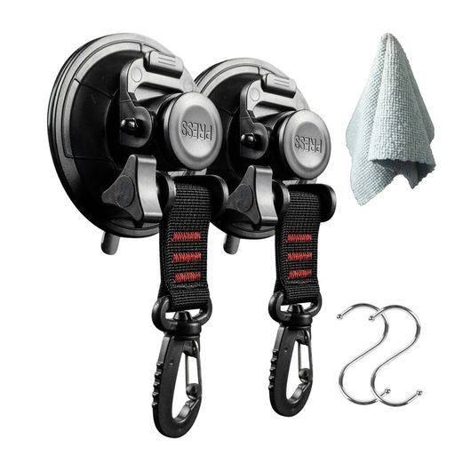 roseddy吸盤フック強力カーサイドタープ吸盤キャンプタープ吸盤直径9cm耐荷重30kgタープ用吸盤フック車..