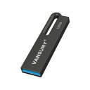 VANSUNYUSBメモリ128GBUSB3.2GEN1最大読出速度150MB/S高速金属製防水USBメモリー128ギガ大容量WINDOWSPCに対応(黒)