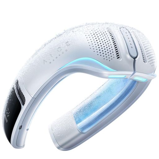 【2025最強進化 AICE LITEプラス】RANVOO ネッククーラー 冷却プレート 冷暖2IN1 首掛け扇風機 全周ペルチェ素子 720°立体冷風再進化 上下強風 アプリ機能 6000MAH大容量バッテリー AI電力管理 急…