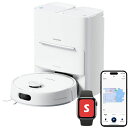 SwitchBotロボット掃除機S20走行中のモップ洗浄-90日間自動ゴミ収集水拭き10000Pa強 ...