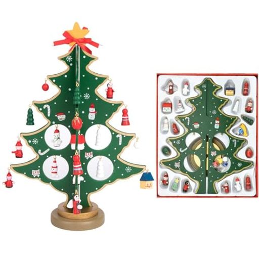 アドベントカレンダー2024クリスマスツリー卓上クリスマスプレゼント子供おもちゃクリスマス飾りオーナメント置物装飾クリスマスつりーカウントダウンカレンダークリスマスプレゼン…