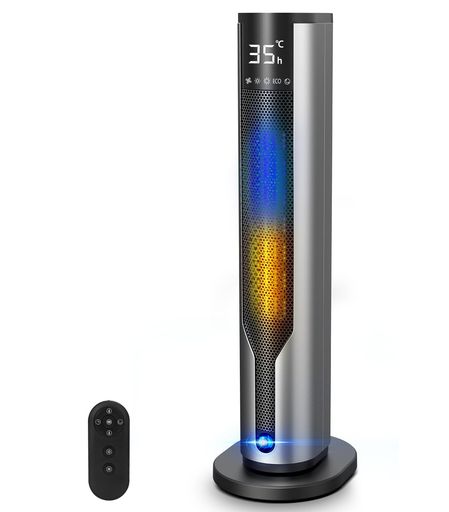 ヒーターセラミックヒーター人感センサー付き首振りセラミックファンヒーターECO知能恒温節電対策750W/1200W足元暖房器具省エネ10畳転..