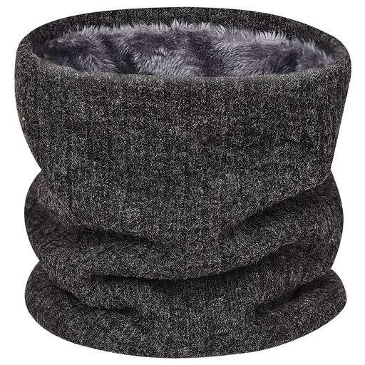 [KELEVO]ネックウォーマー秋冬防寒帽子ネックガータースカーフスポーツマスク冬暖かい柔らかく厚手のニ..