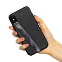 【ハイループフォンストラップHIGHLOOP】スマホケースハンドストラップフィンガーストラップ落下防止ワイヤレス充電対応PHONESTRAP(ORIGINAL)(31.サハラブラック)