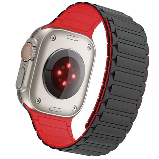 シリコンマグネットコンパチブルアップルウォッチバンドULTRA2SESE29876543レディースメンズ、コンパチブルAPPLEWATCHバンド49MM40MM41MM38MM42MM44MM