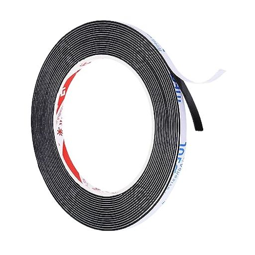 素材: EVAフォーム、温度耐性:38°C 長さ: 5 M、幅:5 mm、厚さ:1 mm、カラー:ブラック、パッキングリスト:1ロール x EVA片面フォームテープ 利点:ドアウェザーストリップは、優れた靭性と弾力性、優れた分離性、耐摩耗効果を備えた耐久性と軽量のEVA素材で作られています。ポリスチレンに比べて耐衝撃性、クッション性に優れ、はがしやすいです。フォームシールストリップは粘着設計で、片面の粘度が高く、粘着力が強く、性能が安定しており、貼り付け後に反らず、剥がれにくいです。 使用方法: ハサミで必要なサイズにカットし、簡単に曲げて任意の形状に合わせ、裏紙を剥がして隙間に貼り付け、押してシールします。 応用:自己粘着フォーム絶縁テープは、ドア、窓、家具、キャビネット、スピーカー、パイプ、エアコンシール、スポーツ用品などに広く使用されています。耐候性、耐食性、防塵性、衝撃吸収性、クッション性、シール性、防音・断熱性、滑り止め、断熱性などの機能を持ちます。 注意:1. フォームテープは防音綿ではないため、完全に沈黙することはできません。