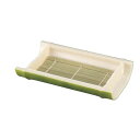 J-KITCHENSそば器ざるそば盛器割れにくい樹脂製21X12X3.7CM越前若竹(浅)日本製