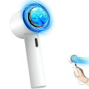 携帯扇風機【接触冷感瞬間冷却】ハンディファンusb充電式2200mAh大容量最大10時間動作卓上/手持ち2in1小型3段階風量調節スタンド/ストラップ付き超軽量持ち運びやすいミニファン急速冷感…