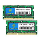 PC3-10600DDR31333MHZノートPC用メモリ4GBx2枚CL9204PINNON-ECCSO-DIMMRAM(2)