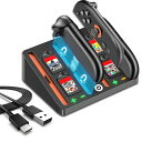 OtakuliciousSwitch2Joy‐Con4連充電ドックカバー装着可4台同時充電2.5時間急速充電ゲームカード4枚収納LEDランプ2組コンパクト軽量