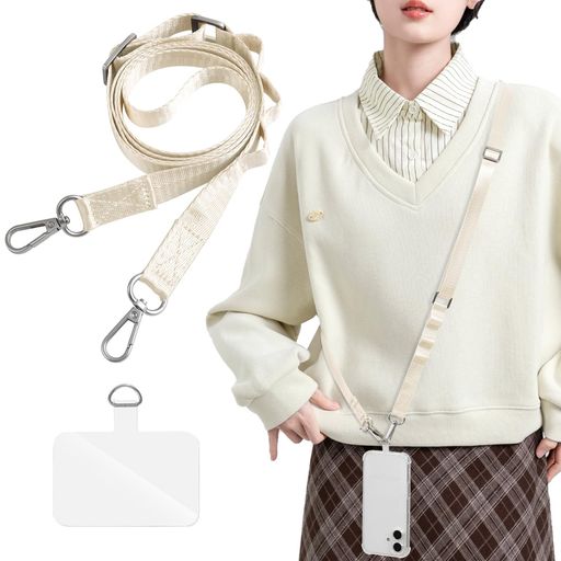 Mavandaスマホストラップスマホショルダーストラップスマホ首掛けストラップストラップ肩紐スマホストラップ首掛けスマホストラップ携帯ショルダースマホショルダー約85cm~約150cm長さ調…