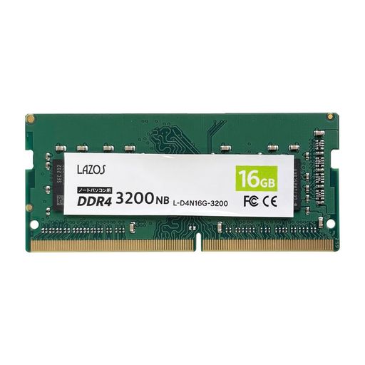 LazosラソスDDR4-320016GBノートPC用L-D4N16G-3200