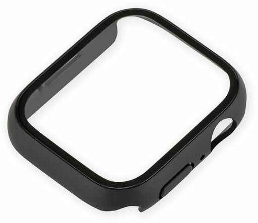 ナカバヤシ(NAKABAYASHI) APPLE WATCH SERIES 9 / 8 / 7 用 ケース 45MM 高硬度 9H ガラス ブラック