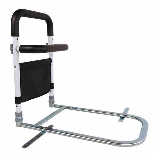 WANCHIYベッドガードベッド用起き上がり手すり立ち上がり補助サイドレール3段階高さ調節可能介護用品ベッドアームハンドル折りたたみタイプ転落防止組み立て簡単