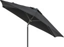 タカショー日よけEGプッシュパラソル2.5mブラック替布【SHR-A25BK】ガーデンパラソル紫外線カット撥水加工