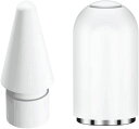MACLE 対応APPLE PENCIL 交換 ペン先 アップルペンシル キャップ 第1世代 対応IPADペンシル ペン先 第1 2世代/USB-C用 タッチペン交換 替え芯 互換 紛失防止カバー 交換用チップ 書き味良い 高感度 予備 高摩擦