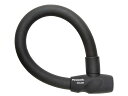 パナソニック(PANASONIC)極太ワイヤ錠シリコンカバー自転車ブラック長さ45CMx太さ24MMNSAJ088-B