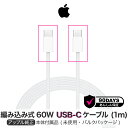 アップル 純正 60W USB-C ケーブル 1m iPhone15 iPad Pro Type-C Apple 純正品 タイプC 充電 充電器 アイフォン15 アイパッドプロ 充電ケーブル Apple純正 充電コード iphone充電器純正品 純正ケーブル アップル純正 iphone充電 コード