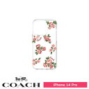 ☆楽天クーポン☆ スマホケース 携帯ケース iphone14Pro ケース COACH コーチ ローズ Protective Case アイフォン アイホン 携帯カバー おしゃれ 可愛い かわいい