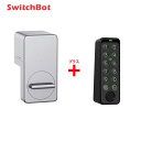 【メーカー1年保証あり】SwitchBot スイッチボット スマートロック シルバー&指紋認証パッド セット
