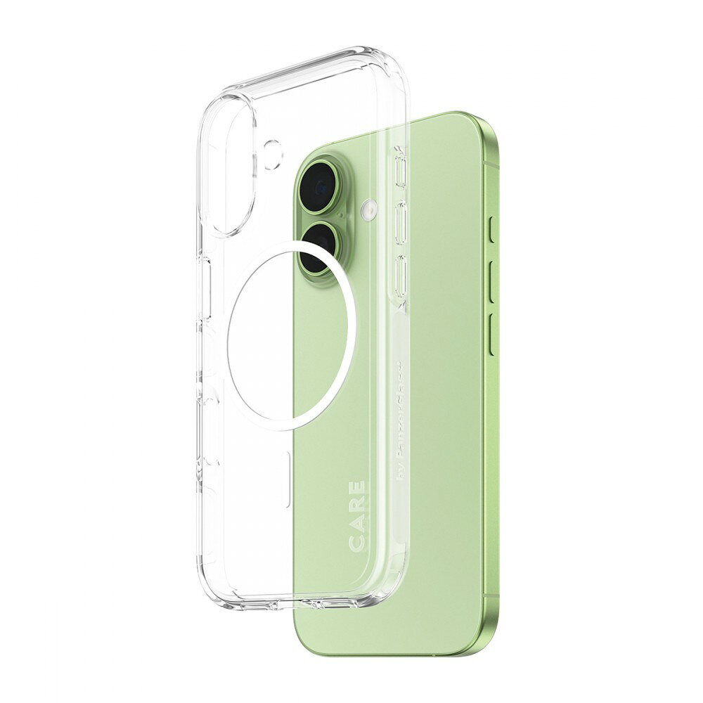 樂天商城 - CARE by PanzerGlass Flagship Case Transparent Urban Combat iPhone 17 ケース w. White MagSafe