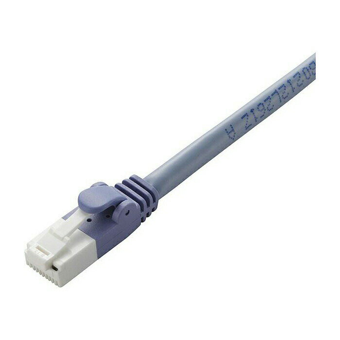 樂天商城 - エレコム RoHS CAT6 爪折れ防止 LANケーブル 20m/簡易パッケージ(ブルー)