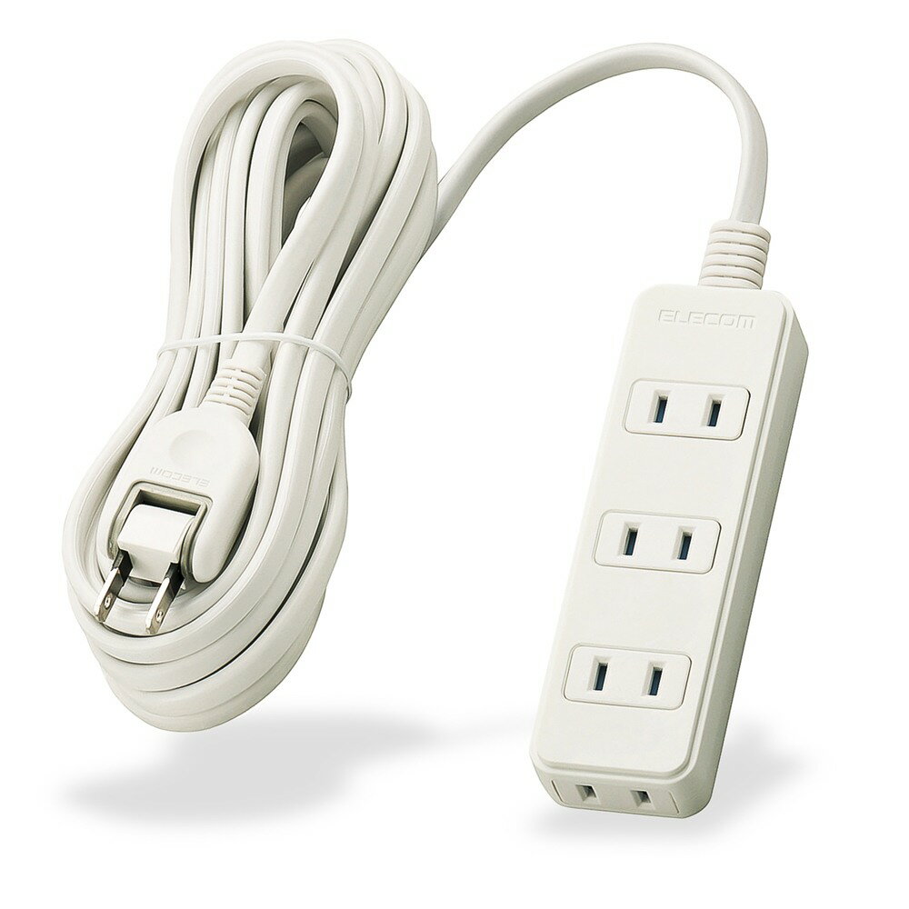 樂天商城 - エレコム ELECOM シャッタータップ/4個口/5m/ホワイト T-ST02-22450WH