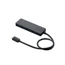 エレコム ELECOM USB3.1(Gen1)HUB/Type-C/Aメス4ポート/バスパワー/30cmケーブル/ブラック(2)