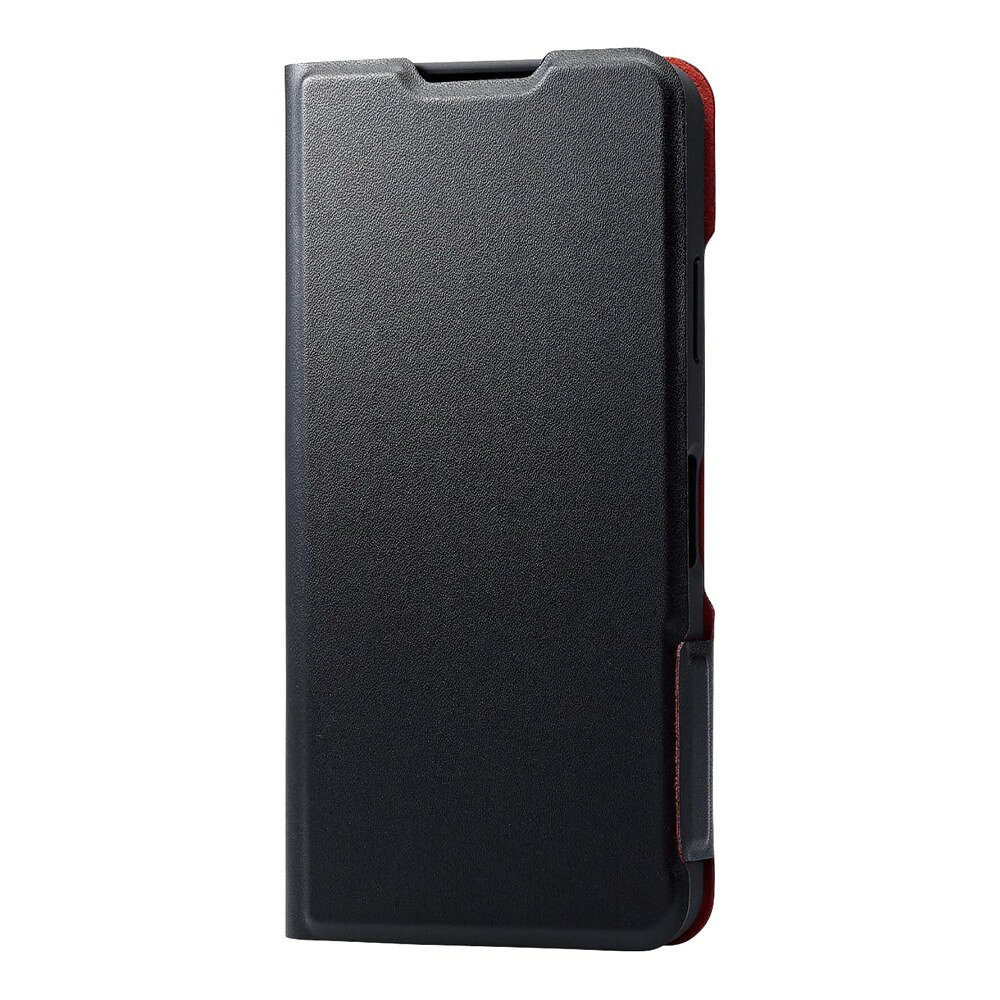 樂天商城 - エレコム ELECOM AQUOS wish3/手帳型レザーケース/ブラック