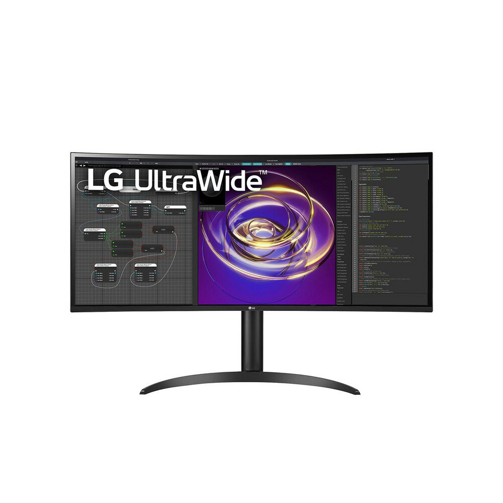 LG Electronics Japan 34型 WQHD(3440×1440) IPS 曲面型 液晶ディスプレイ ブラック