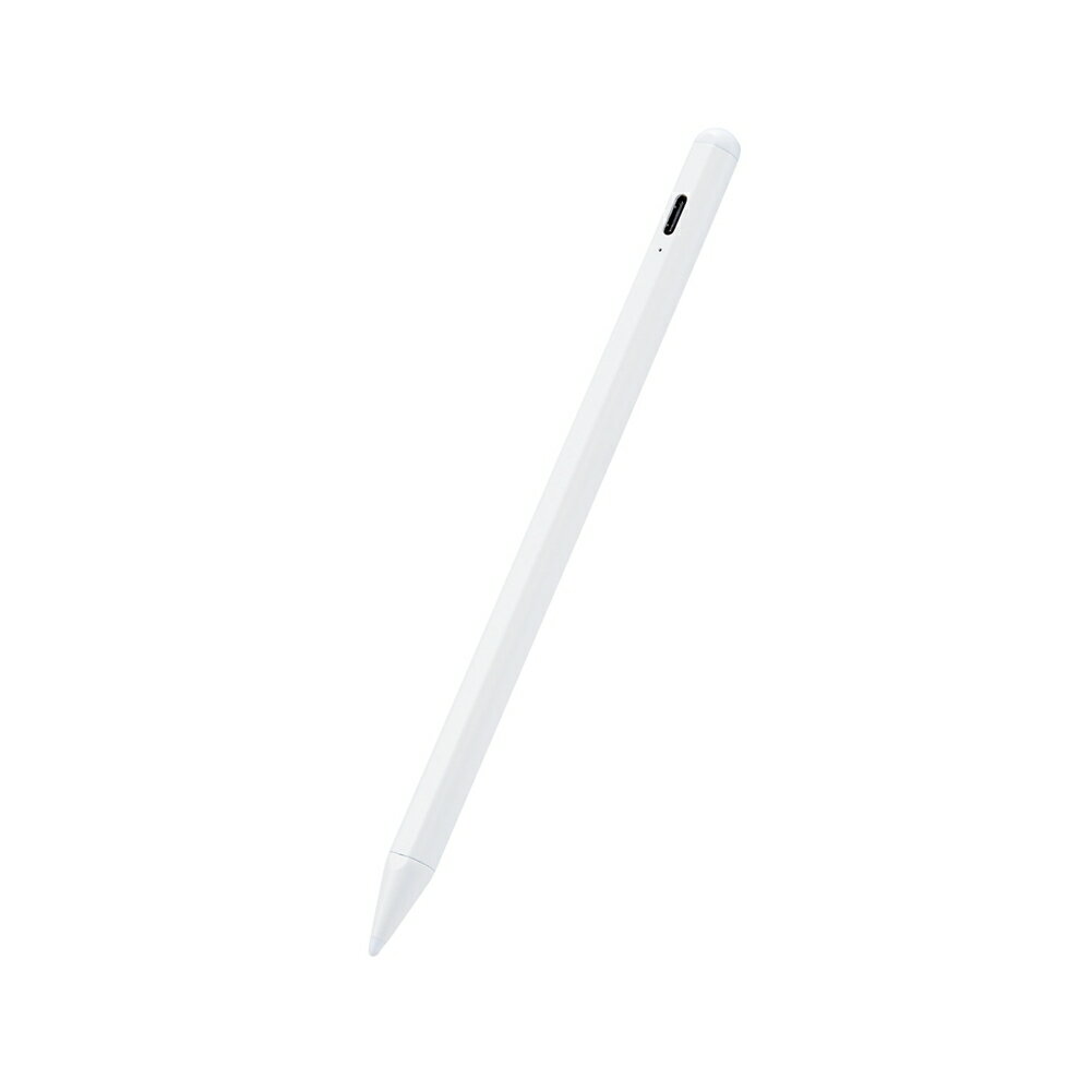 エレコム ELECOM タッチペン/iPad専用/磁気吸着/USB-C充電/ホワイト