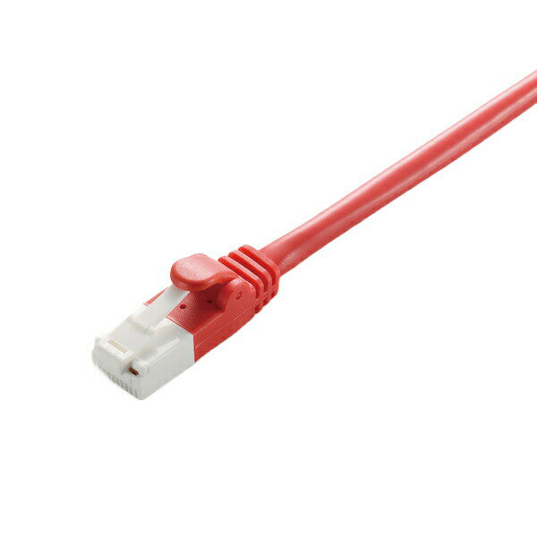 樂天商城 - エレコム RoHS LANケーブル/CAT5E/爪折防止/2m/レッド/簡易パッケージ