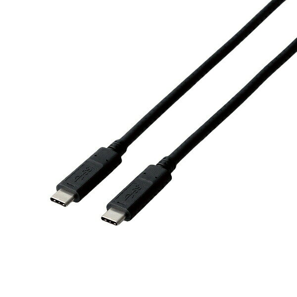 樂天商城 - エレコム ELECOM スマホ用USBケーブル/USB3.1(Gen1)(C-C)/認証品/1.0m/ブラック