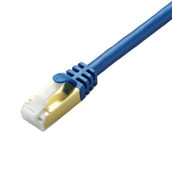 樂天商城 - エレコム ELECOM CAT7 ツメの折れないLANケーブル/5.0mブルーメタリック LD-TWST/BM50